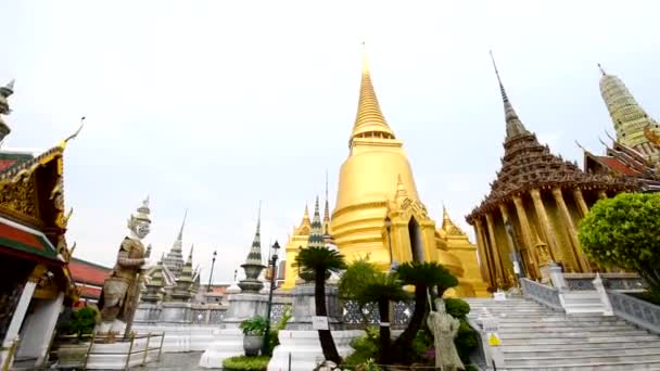 Bangkok Thailand September 2020 Panning View Wat Phra Kaew Name — Stock Video