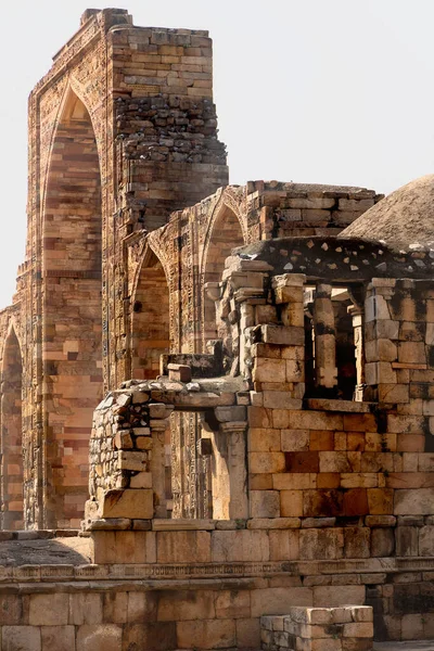 Old architectural ruins displaying an old culture heritage during Muslim era in India