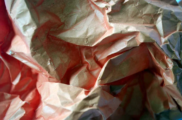 Soyutlama. Buruşmuş turuncu kağıt. Öfke, öfke. soyut