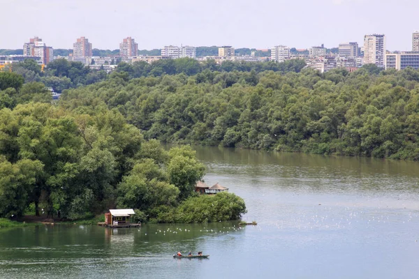 Great War Island Belgrad Serbien Sett Utifrån Memorial 1915 Belgrad — Stockfoto