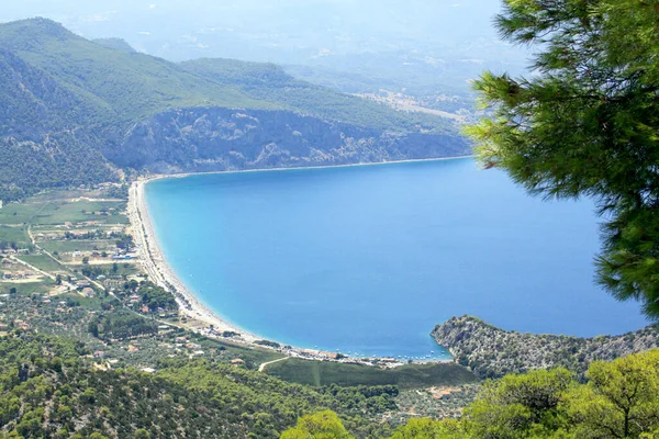 Playa Psatha Atenas Grecia Panorama —  Fotos de Stock