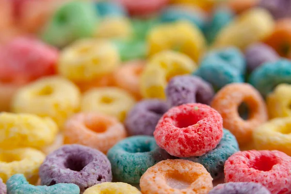 Multicolor Cereals Fruit Many Colors Macro View — Stock Photo, Image