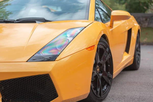 Torrelavega Spain September 2020 Lamborghini Gallardo Exhibited Concentration Super Sports — Stock Photo, Image