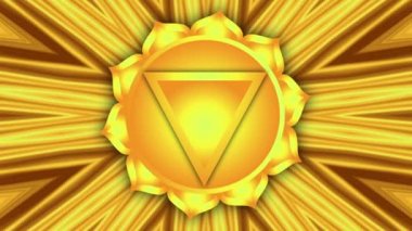 Kaleydoskoplu Sacral çakra dönüşünün canlandırması