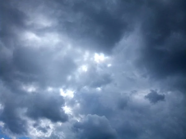 Дощові Хмари Літньому Небі — стокове фото