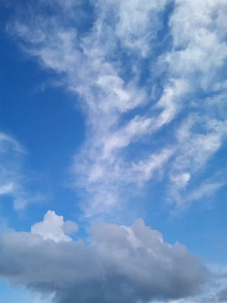 Nuvens Tempestade Céu Durante Estação Chuvosa Verão — Fotografia de Stock