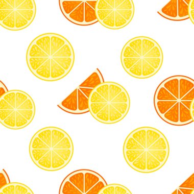 Taze limon ve portakal pürüzsüz desen. Lezzetli narenciye meyveleri..