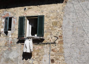 Basit günlük gösterim Toskana İtalya 'sının güzelliğini gösteriyor.