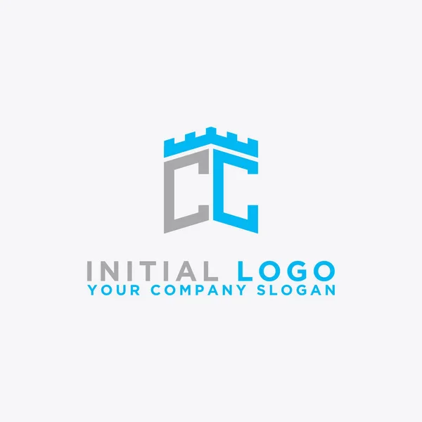 Inspiração Design Logotipo Para Empresas Partir Das Letras Iniciais Ícone — Vetor de Stock