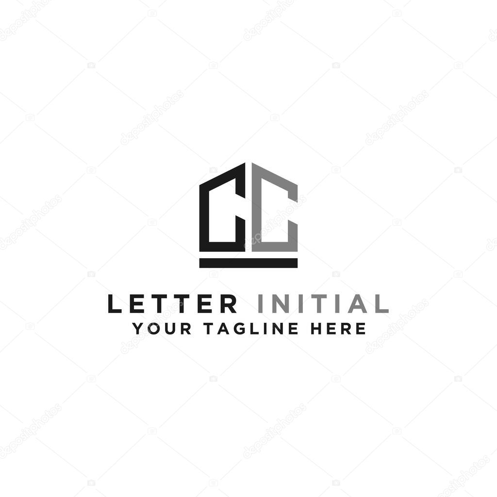 Logo design inspiration for companies from the initial letters of the CC logo icon. -Vector