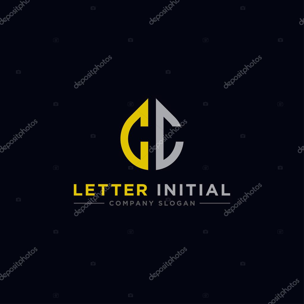 Logo design inspiration for companies from the initial letters of the CC logo icon. -Vector