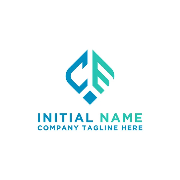 Desenhos Logotipo Inspiradores Para Empresas Partir Das Letras Iniciais Ícone — Vetor de Stock