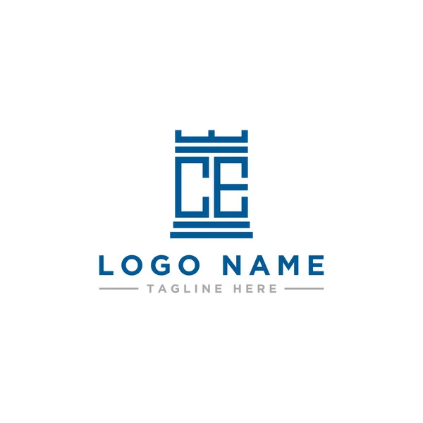 Diseños Logotipo Inspiradores Para Las Empresas Partir Las Letras Iniciales — Archivo Imágenes Vectoriales