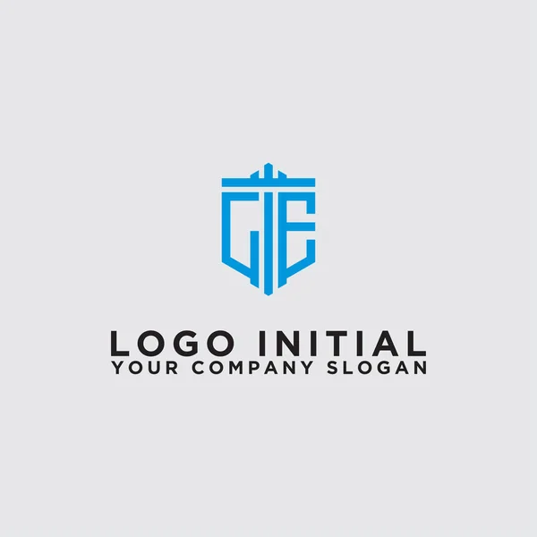 Dessins Logo Inspirants Pour Les Entreprises Partir Des Lettres Initiales — Image vectorielle