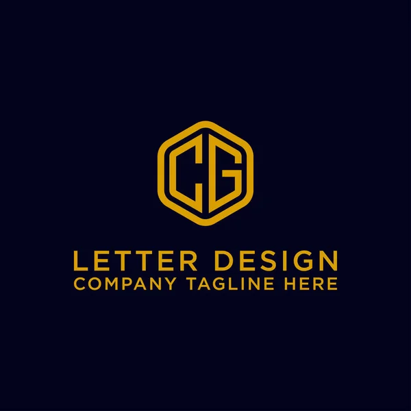 Inspiration Conception Logo Pour Les Entreprises Partir Des Lettres Initiales — Image vectorielle