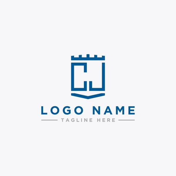 Inspiração Design Logotipo Para Empresas Partir Das Letras Iniciais Ícone —  Vetores de Stock