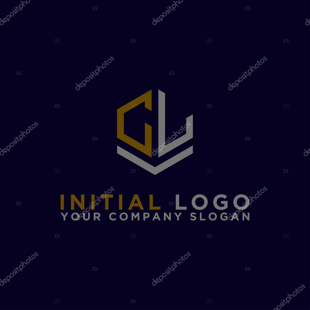 Logo design inspiration for companies from the initial letters of the CL logo icon. -Vector