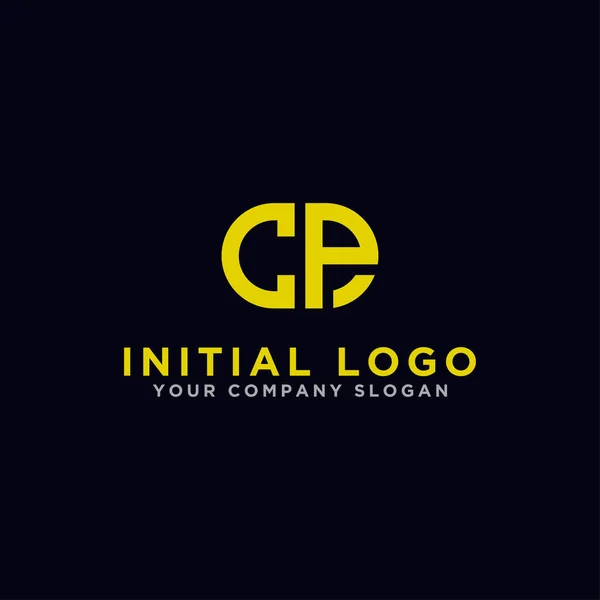 Дизайн Логотипа Компаний Первых Букв Иконки Логотипа Vector — стоковый вектор