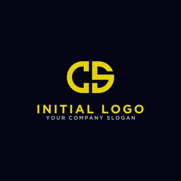 Csロゴのアイコンの最初の文字から企業のためのロゴデザインインスピレーション ベクトル — ストックベクタ