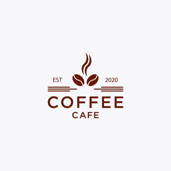ホットコーヒーカップのアイコンのベクトルイラスト ロゴデザイン ベクトル — ストックベクタ