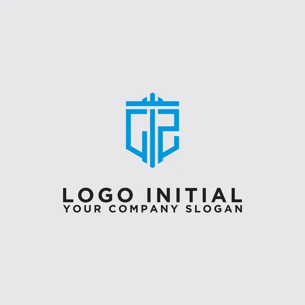 Logo Design Inspiration Pour Les Entreprises Partir Des Lettres Initiales — Image vectorielle