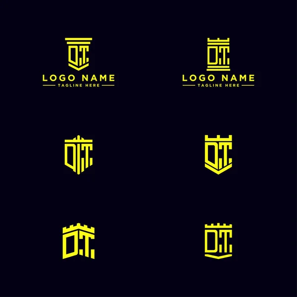 Inspiring Logo Design Set Για Εταιρείες Από Αρχικά Γράμματα Του — Διανυσματικό Αρχείο