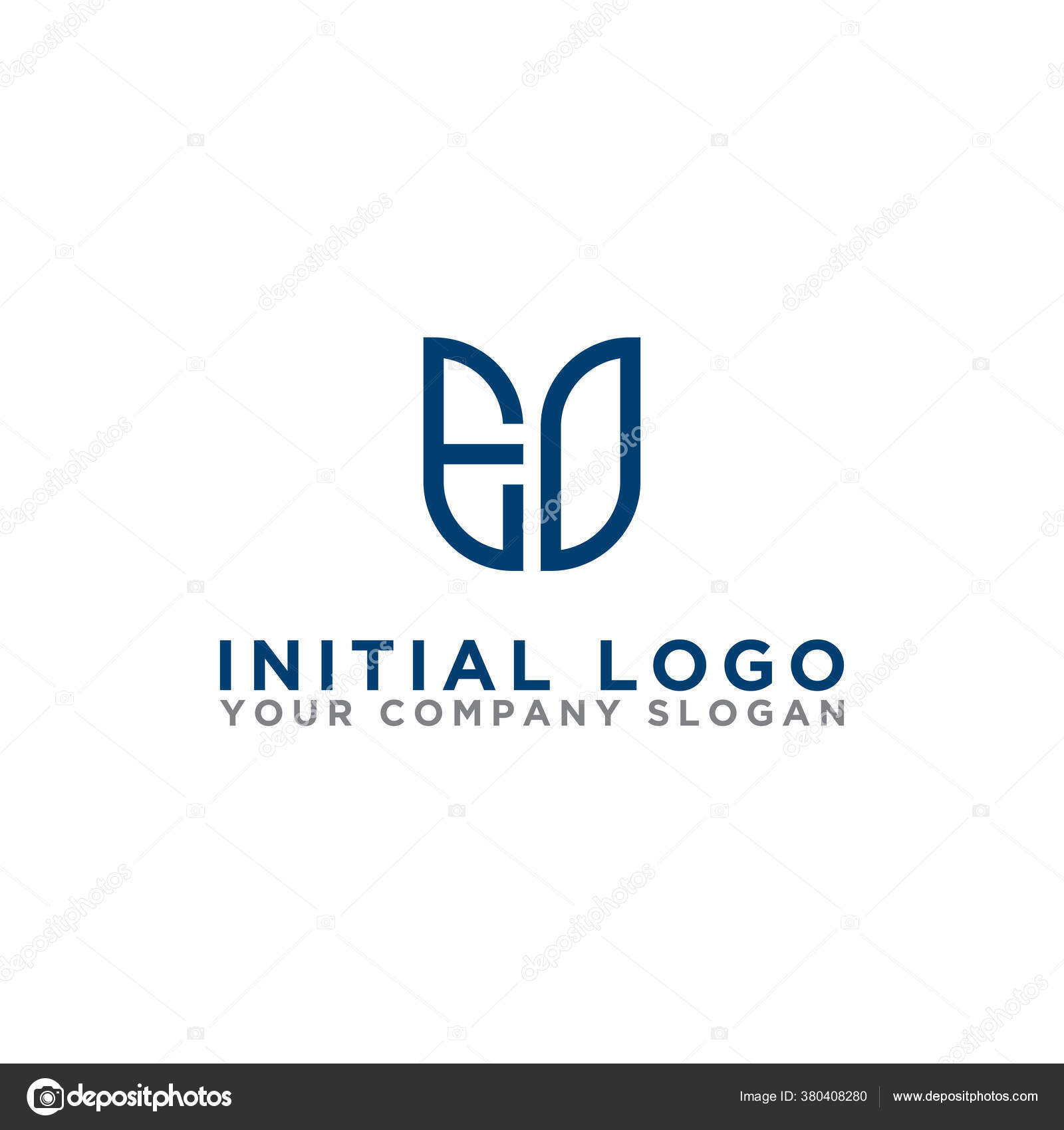 Inspiración Diseño Logotipo Para Las Empresas Partir Las Letras Iniciales  Vector de stock #380408280 de ©salmanhasbi, image size:1600x1700