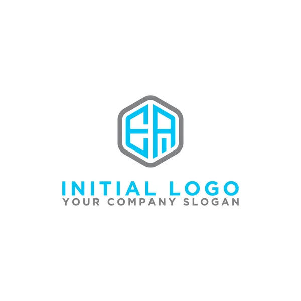 Diseño Del Logotipo Inspiración Para Las Empresas Partir Las Letras — Archivo Imágenes Vectoriales