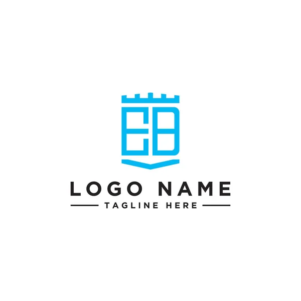 Σχεδιασμός Λογότυπου Έμπνευση Για Εταιρείες Από Αρχικά Γράμματα Του Εικονιδίου — Διανυσματικό Αρχείο