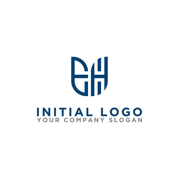 Logo Design Inspiratie Voor Bedrijven Uit Beginletters Van Het Logo — Stockvector