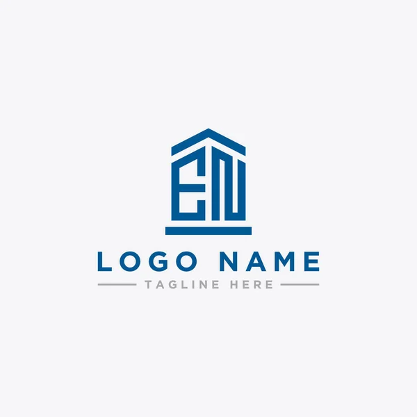 Σχεδιασμός Λογότυπου Έμπνευση Για Εταιρείες Από Αρχικά Γράμματα Του Εικονιδίου — Διανυσματικό Αρχείο
