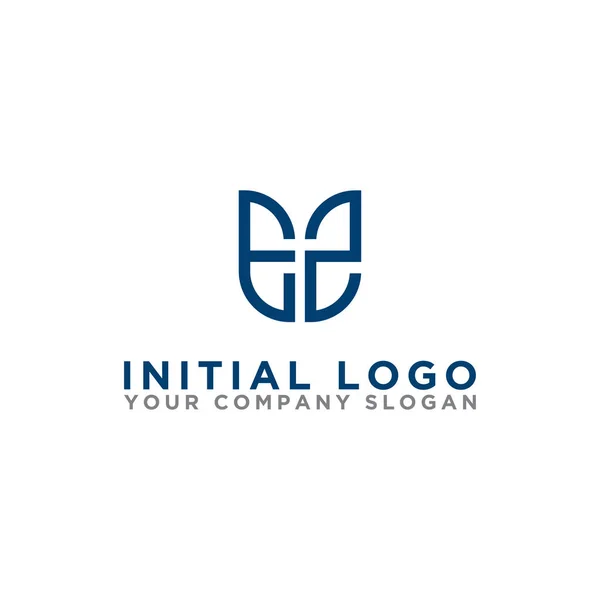 Diseño Del Logotipo Inspiración Para Las Empresas Partir Las Letras — Archivo Imágenes Vectoriales