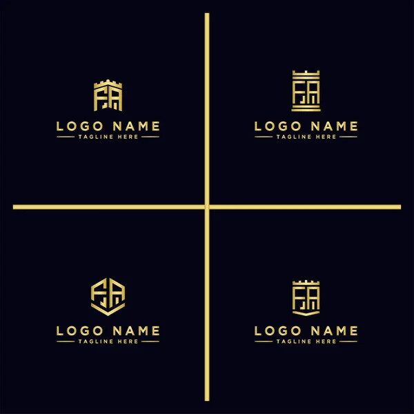 Inspirant Logo Design Set Pour Les Entreprises Partir Des Lettres — Image vectorielle