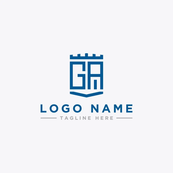 Logotyp Design Inspiration För Företag Från Första Bokstäverna Logotyp Ikonen — Stock vektor