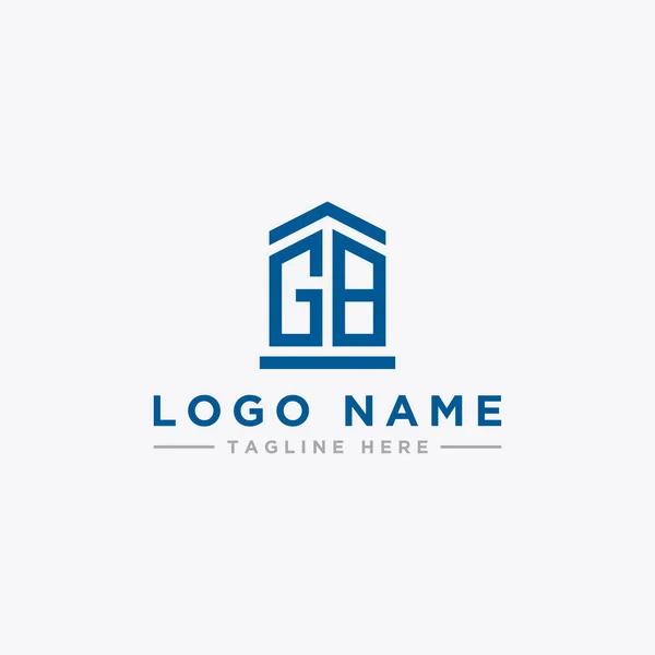 Εμπνευσμένη Σχεδίαση Λογότυπου Για Εταιρείες Από Την Αρχική Γραμματοσειρά Του — Διανυσματικό Αρχείο