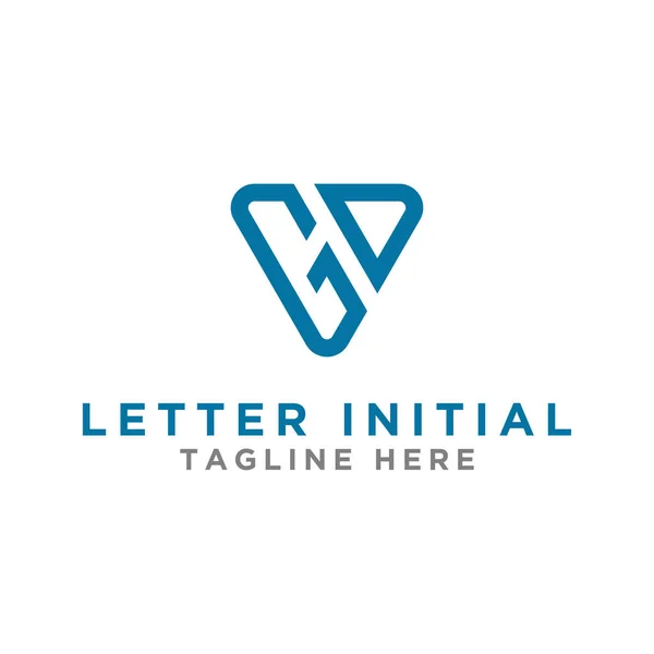 Logo Design Ispirazione Aziende Dalle Lettere Iniziali Dell Icona Logo — Vettoriale Stock