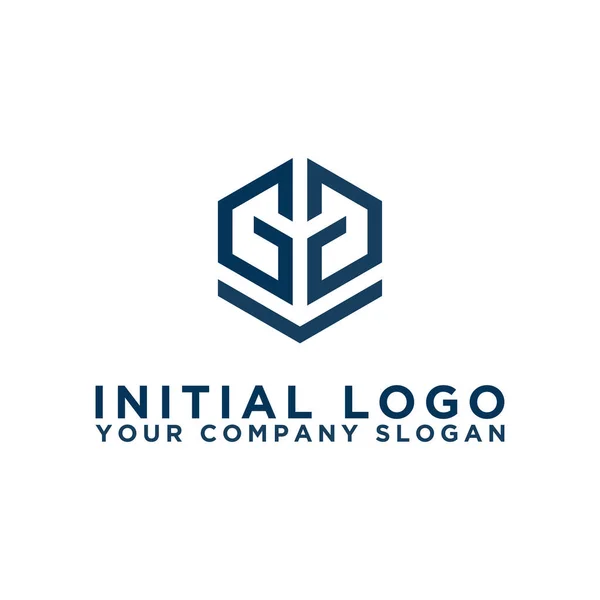 Projekt Logo Inspiracji Dla Firm Pierwszych Liter Ikony Logo Wektor — Wektor stockowy