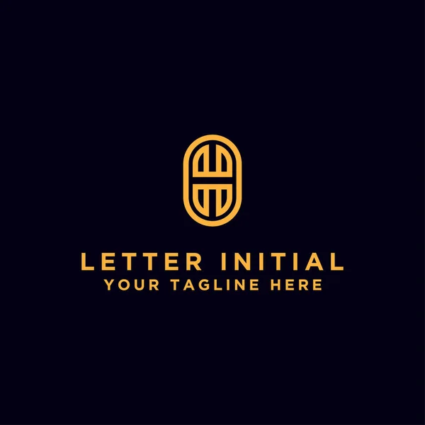 Letra Icono Inicial Monograma Vector Diseño Del Logotipo Inspirador Vector — Vector de stock