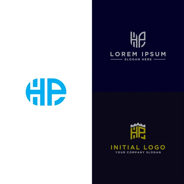 Logo Design Set Inspiration Companies Initial Letters Logo Icon Vector — Stock Vector