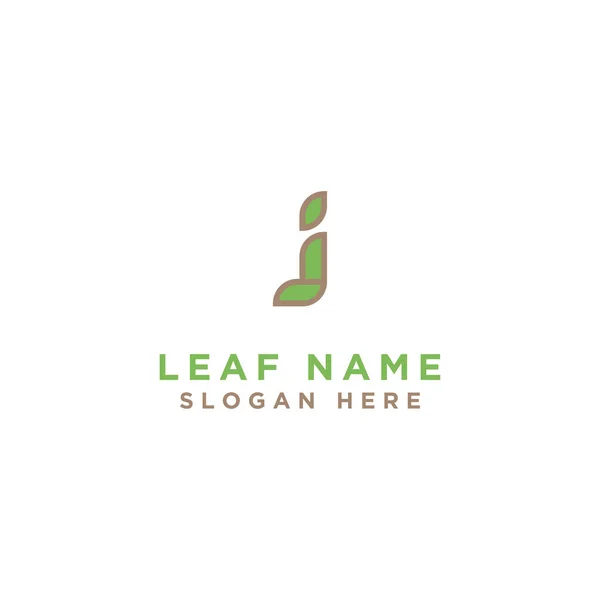 Εικονίδια Σχεδίασης Λογότυπου Leaf Αρχικό Πρότυπο Για Φυσικά Προϊόντα Εταιρείες — Διανυσματικό Αρχείο