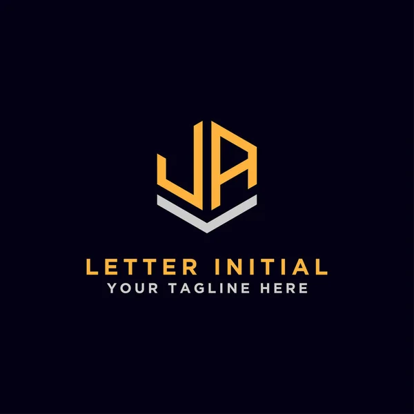 Inspirerende Logo Ontwerpen Van Het Bedrijf Uit Eerste Letters Logo — Stockvector