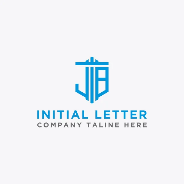 Inspirer Les Dessins Logo Entreprise Partir Des Lettres Initiales Icône — Image vectorielle