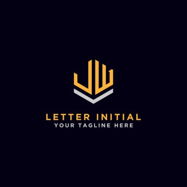 JW logo simgesinden ilham verici bir şirket logosu tasarımı. - Vektörler