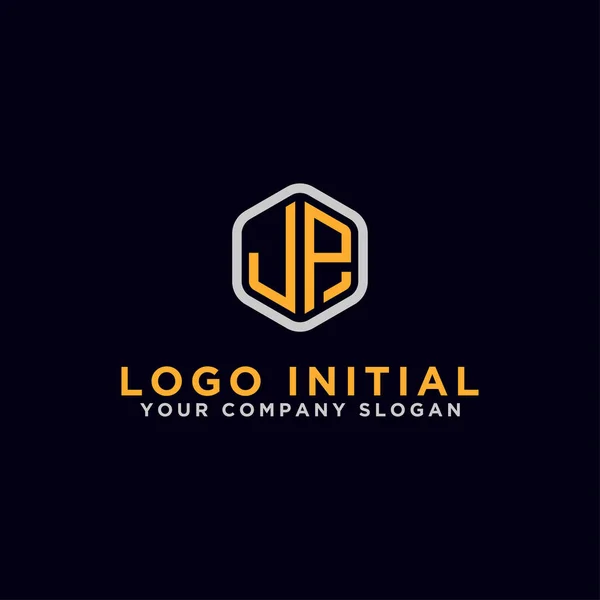 Logo Firmy Inspiracji Projektowej Pierwszych Liter Ikony Logo Wektory — Wektor stockowy