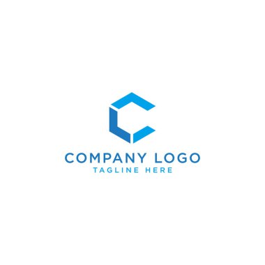 LC logo simgesinin ilk harflerinden şirketler için logo tasarımı ilham kaynağı. - Vektör