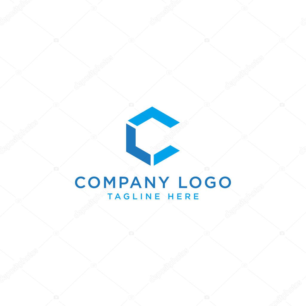 Logo design inspiration for companies from the initial letters of the LC logo icon. -Vector