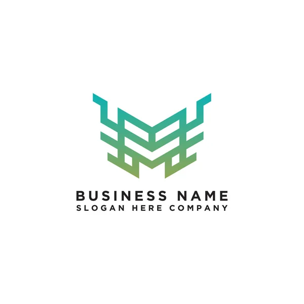 Diseños Logotipo Inspiradores Para Las Empresas Partir Las Letras Iniciales — Vector de stock