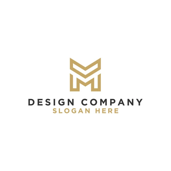 Inspiring Logo Designs Companies Initial Letters Logo Icon Vectors — Stock Vector