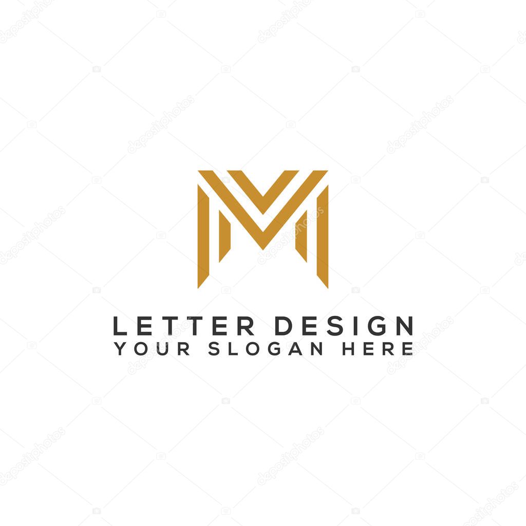 Inspiring logo designs for companies from the initial letters of the M logo icon. -Vectors