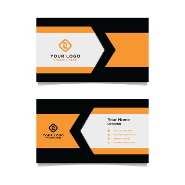 Soyut kartvizit şablonu. Modern vektör tasarımı